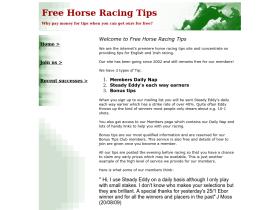 Free Horse Racing Tips Coupon Canada